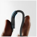 Kabel USB-C/USB-A 4smarts 4w1 1.2m       czarny - imagine 4