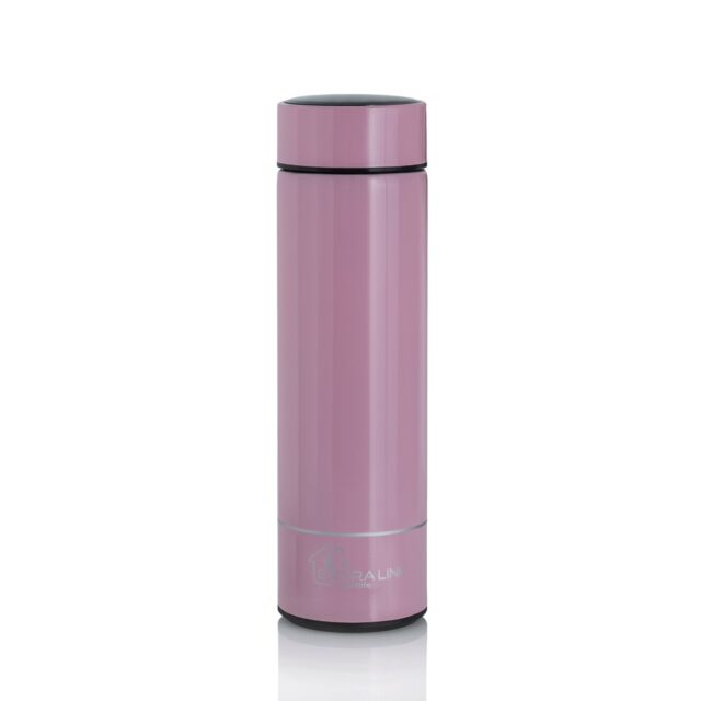 Extralink Smart Travel Mug Pink | Thermal mug | with LED display - imagine 3