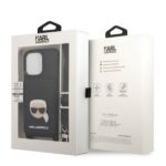 Karl Lagerfeld KLHCP13XSAKHPK iPhone 13 Pro Max 6,7" hardcase Saffiano Metal Karl Head - imagine 8