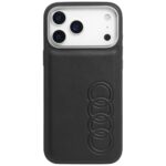 Case Audi TT Synthetic Leather MagSafe for iPhone 17 Pro Max black