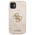 Guess GUHCN614GMGPI iPhone 11 6,1"/ Xr pink hardcase 4G Big Metal Logo - imagine 3