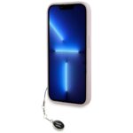 Karl Lagerfeld KLHCP15LPSAKDGCP iPhone 15 Pro 6.1" pink hardcase Saffiano Rhinestones & Charm - imagine 5