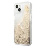 Guess GUHCP13SGLHFLGO iPhone 13 mini 5,4" gold hardcase Glitter Charms - imagine 2