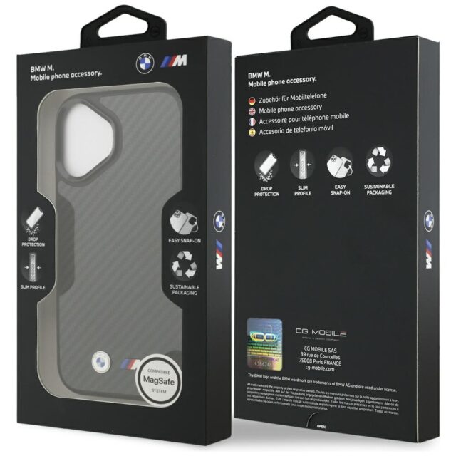 BMW M Kevlar Matt MagSafe Case for iPhone 17 Black - imagine 8
