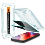 Spigen Glas.TR iPhone 16 Pro Max 6.9" "EZ FIT" 2 pcs privacy tempered glass privacy AGL07908 - imagine 8