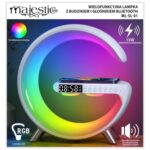 Multifunctional Lamp MajesticLine with alarm clock and bluetooth speaker whiteZapytaj Chat - imagine 10