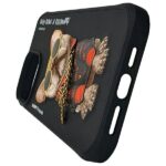 Nimmy case iPhone 15 Pro 6.1" black Glasses Cool Dog - imagine 6