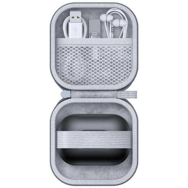 Earphones Case TWS USAMS ZB351 gray - imagine 3