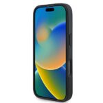 BMW BMHMP16L23RTPK iPhone 16 Pro 6.3" black hardcase Sign Leather Half Textured And Circle Mag - imagine 5