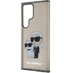 Karl Lagerfeld KLHCS24LHNKCTGK S24 Ultra S928 black hardcase Glitter Karl&Choupette - imagine 6