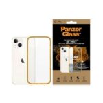PanzerGlass ClearCase iPhone 13 / 14 /15 6.1" Antibacterial Military grade Tangerine 0333