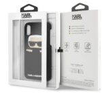 Karl Lagerfeld KLHCPXSKSF iPhone X/ Xs hardcase black Sneaky Karl - Saffiano - imagine 7