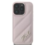 Karl Lagerfeld KLHCP16XPQDSMGP iPhone16 Pro Max 6.9" pink hardcase Quilted Signature - imagine 3