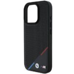 BMW BMHMP16L23PUPDK iPhone 16 Pro 6.3" black hardcase M Perforated Tricolor Line MagSafe - imagine 6