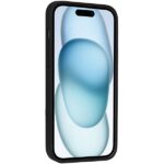 Audi Synthetic Leather MagSafe iPhone 15 Plus / 14 Plus 6.7" black hardcase AU-TPUPCMIP15M-GT/ - imagine 3