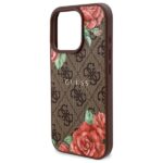 Guess GUHMP16LP4ROPEMCW iPhone 16 Pro 6.3" brown hardcase 4G Flowers Print MagSafe - imagine 6