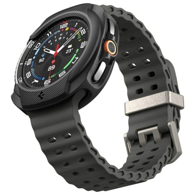 Case Spigen Liquid Air for Samsung Galaxy Watch 8 Classic 46mm black - imagine 8