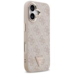 Case Guess 4G Triangle Logo MagSafe for iPhone 17 pink gold - imagine 4