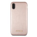 Guess GUHCI65IGLRG iPhone Xs Max rose gold hard case Iridescent - imagine 2