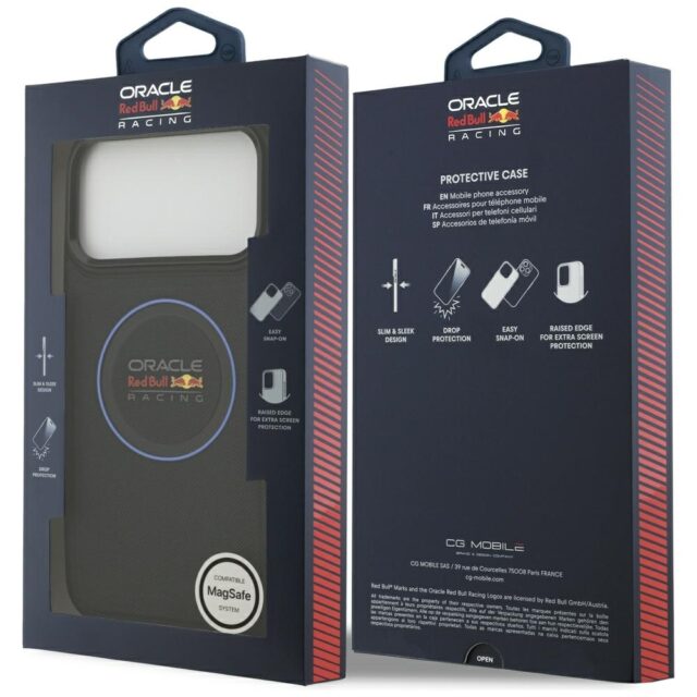 Case Red Bull Meshed Blue Ring & Metal   Buttons MagSafe for iPhone 17 Pro Max navy - imagine 8