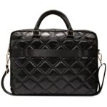 Guess Torba GUCB15ZPSQSSGK 16" black Quilted 4G - imagine 3