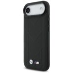 Case BMW M Quilted Logo MagSafe for  iPhone 17 Air black - imagine 2
