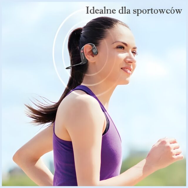 AWEI A897BL Air Conduction Headphones Black - imagine 2