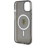 Ferrari FEHMP14MURKK iPhone 14 Plus / 15 Plus 6.7" black hardcase Translucent Magsafe - imagine 7