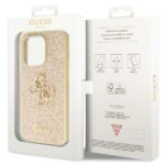 Guess GUHCP14LHG4SGD iPhone 14 Pro 6.1" gold hardcase Glitter Script Big 4G - imagine 8