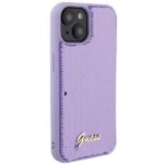 Guess GUHCP15SPSFDGSU iPhone 15 / 14 / 13 6.1" purple hardcase Sequin Script Metal - imagine 4