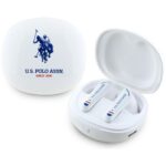Headphones TWS US Polo DH Logo Docking Station white