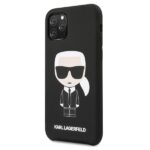 Karl Lagerfeld KLHCN58SLFKBK iPhone 11 Pro hardcase black Silicone Iconic - imagine 2