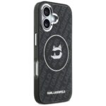 Case Karl Lagerfeld IML Choupette Head   Logo MagSafe for iPhone 17 black - imagine 4