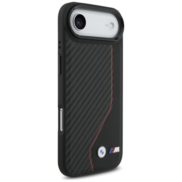 Case BMW M Carbon Line & Logo MagSafe for iPhone Air red - imagine 4