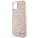 Karl Lagerfeld KLHCP15SPQKPMP iPhone 15/ 14 / 13 6.1" pink hardcase Quilted K Pattern - imagine 6