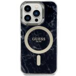 Guess GUHMP14XPCUMAK iPhone 14 Pro Max 6.7" black hardcase Marble MagSafe - imagine 3