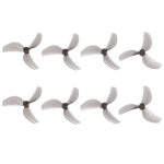 Gemfan 45mm Three-blade Propellers Gray | Drone Propellers | 8 pcs