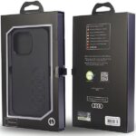 Audi Synthetic Leather iPhone 13 Pro / 13 6.1" black hardcase AU-TPUPCIP13P-TT/D1-BK - imagine 6
