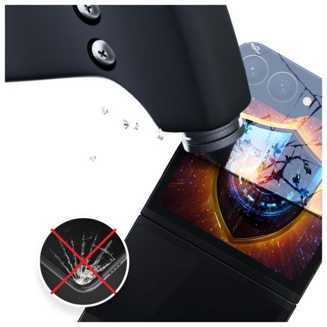 Folia prywatyzująca 3MK Silky Matt        Privacy do Samsung Galaxy Z Flip6 / Flip7 FE - imagine 4