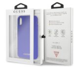 Guess GUHCI61LSGLUV iPhone Xr purple hard case Silicone - imagine 7