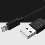 USAMS U-Turn Lightning Cable 1m black 2A IPUSBXD01 (US-SJ097) - imagine 2