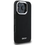 DKNY DKHMP16XPSCMCLK iPhone 16 Pro Max 6.9" black hardcase Plain Silver Logo MagSafe - imagine 4