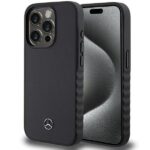 Mercedes MEHCP15L23RCFK iPhone 15 Pro 6.1" Black Hardcase Smooth Leather