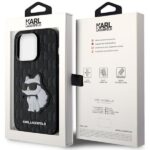 Karl Lagerfeld KLHCP14LSAKHPCK iPhone 14 Pro 6.1" black Saffiano Monogram Choupette - imagine 8