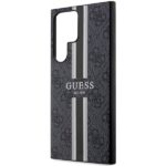 Guess GUHCS23LP4RPSK S23 Ultra S918 black hardcase 4G Printed Stripe - imagine 6