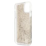 Karl Lagerfeld KLHCN65TRKSGO iPhone 11 Pro Max gold Glitter Signature - imagine 5