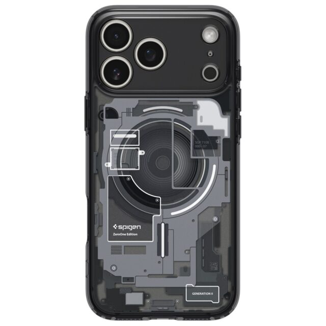 Spigen Ultra Hybrid Mag MagSafe Case for iPhone 17 Pro Max Zero One Black - imagine 2