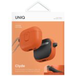 Case UNIQ Clyde for AirPods 4 Lock Case orange - imagine 5