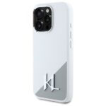 Karl Lagerfeld KLHMP16LSCMKMPCH iPhone 16 Pro 6.3"white hardcase Silicone Initial Metal Log - imagine 2