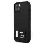 Karl Lagerfeld KLHCP13M3DKPK iPhone 13/ 14 / 15 6,1" black hardcase Ikonik Patch - imagine 2